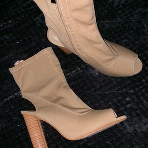EGO Nude Zip Booties